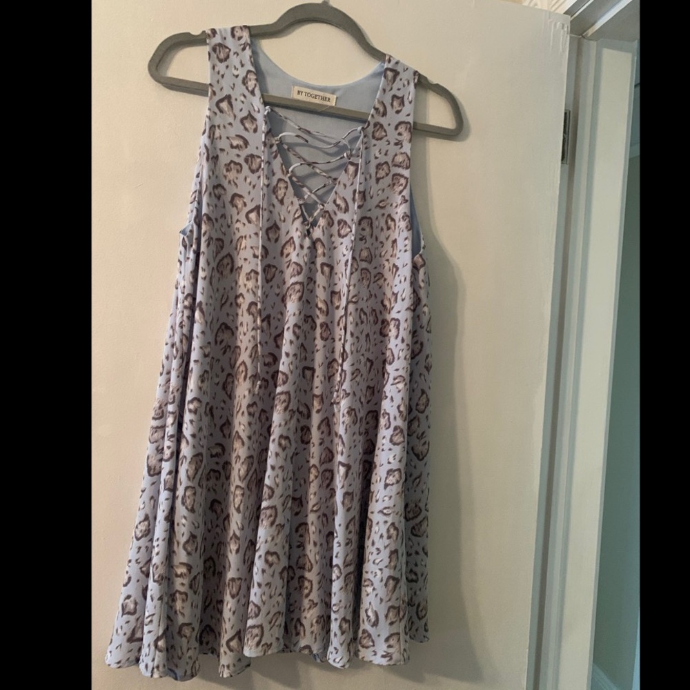 Spring Leopard Swing Dress